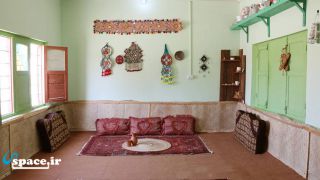 نمای داخلی اتاق ماهکان اقامتگاه بوم گردی ترانگ - دشتیاری - روستای نوبندیان پایین